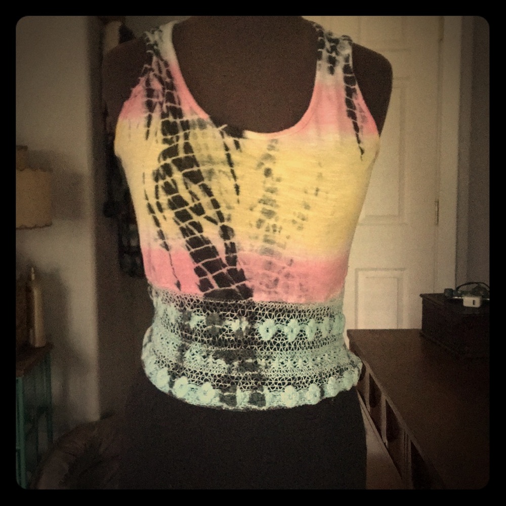 Boho Tie-dye tank top
